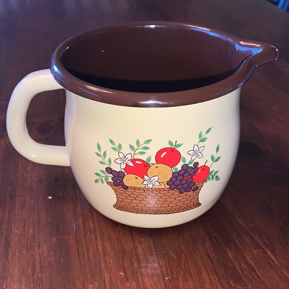 👙 Vintage 1986 FTD metal enamel ware cup - Picture 5 of 7